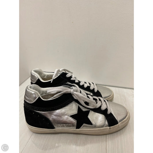 Shoes Sneakers By Vintage Havana In Black & Silver, Size: 9