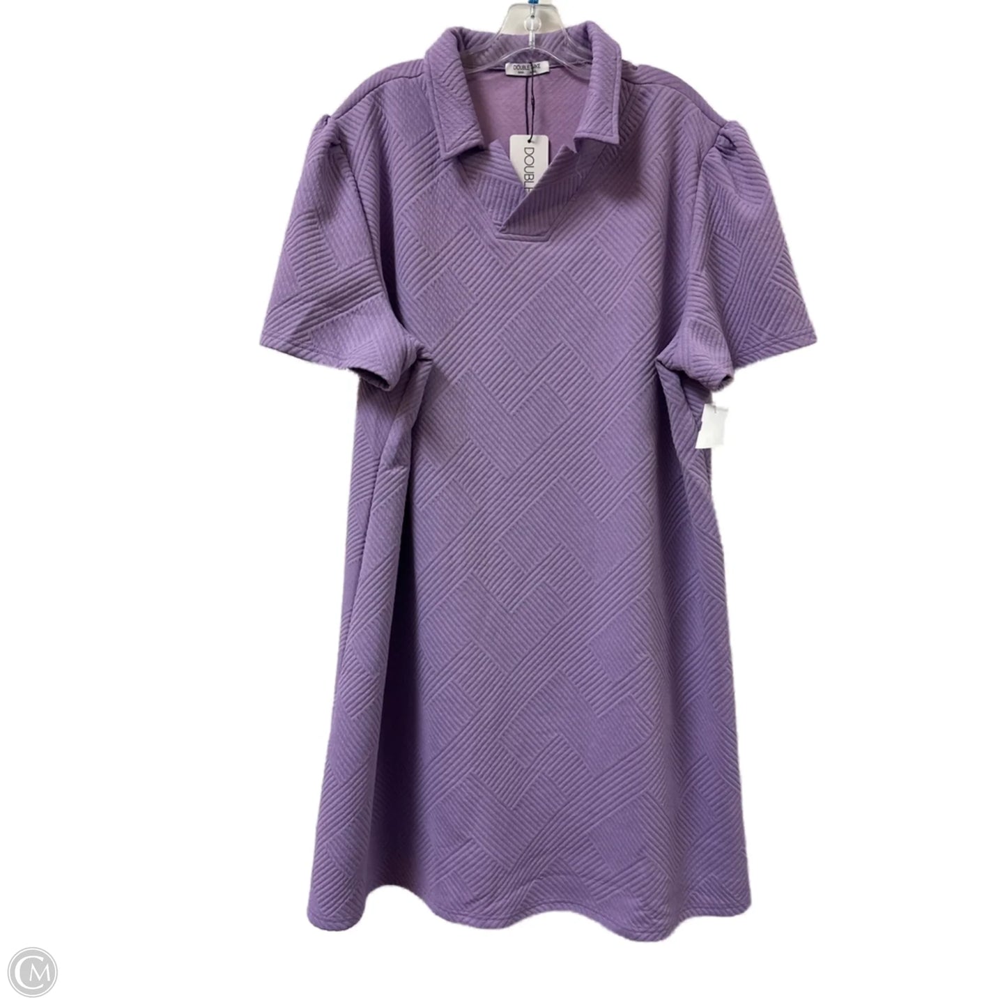 Dress Casual Short By Clothes Mentor In Purple, Size: 3x