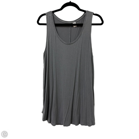 Tunic Sleeveless By Old Navy In Grey, Size: L