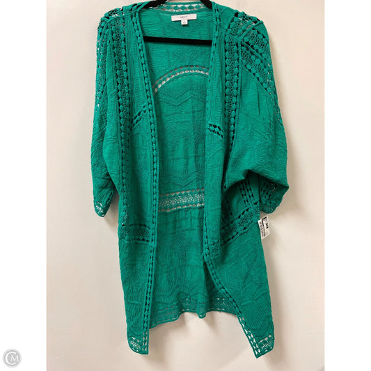 Kimono By Clothes Mentor In Green, Size: S