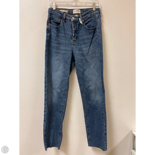 Jeans Straight By Universal Thread In Blue Denim, Size: 10
