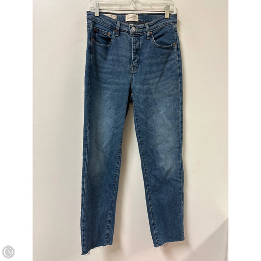 Jeans Straight By Universal Thread In Blue Denim, Size: 10