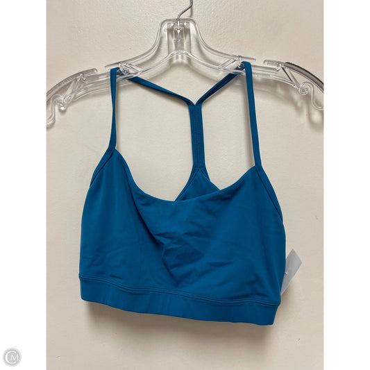 Athletic Bra By Clothes Mentor In Blue, Size: L