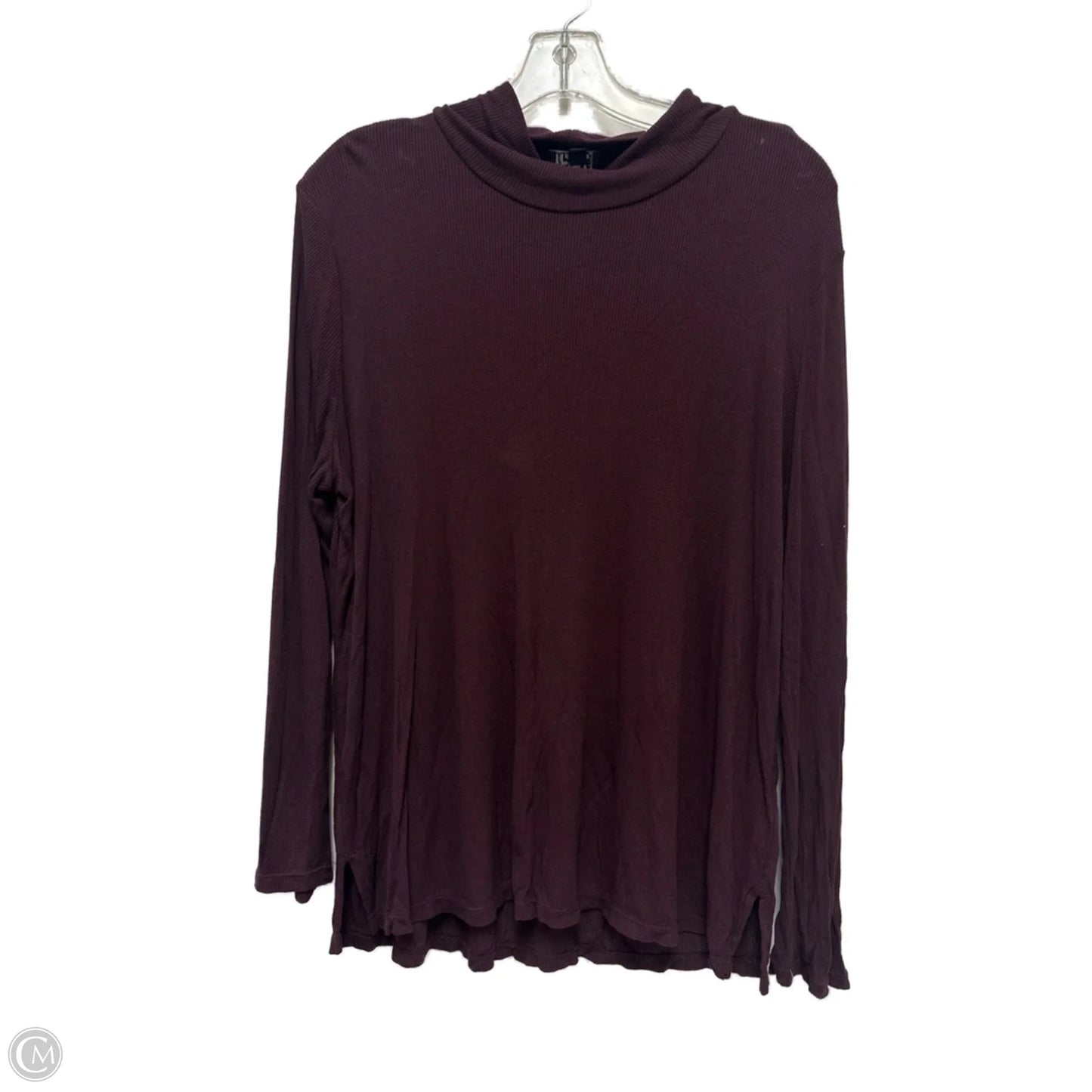 Top Long Sleeve By Jones New York In Purple, Size: Xl