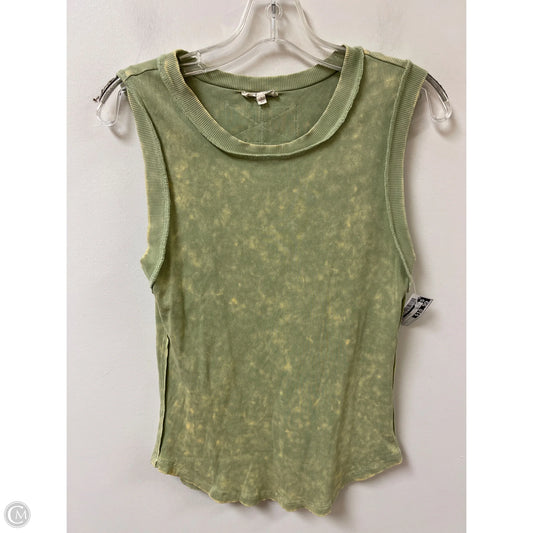 Top Sleeveless By Mystree In Green, Size: L