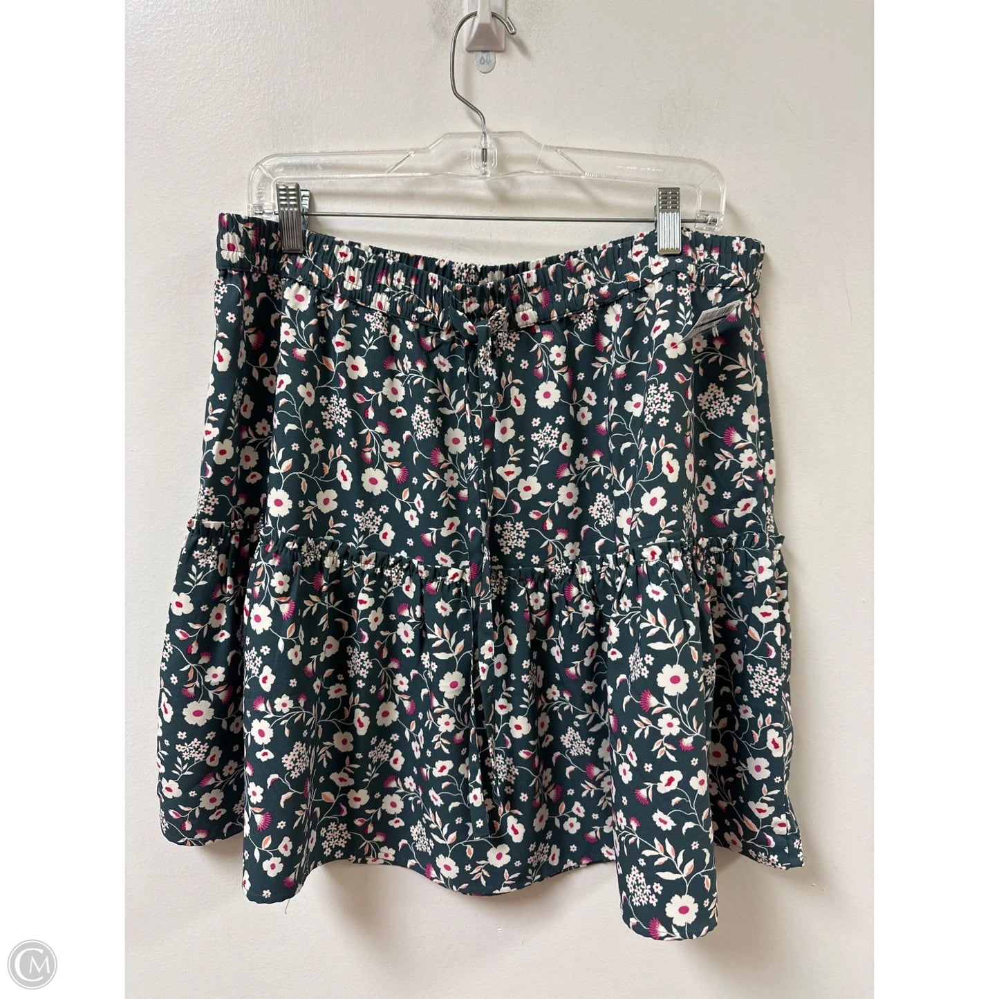 Skirt Mini & Short By Loft In Grey & Pink, Size: 12
