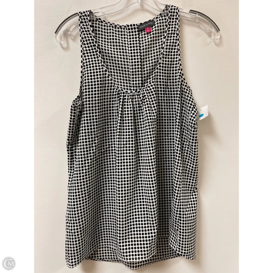 Top Sleeveless By Vince Camuto In Polkadot Pattern, Size: S