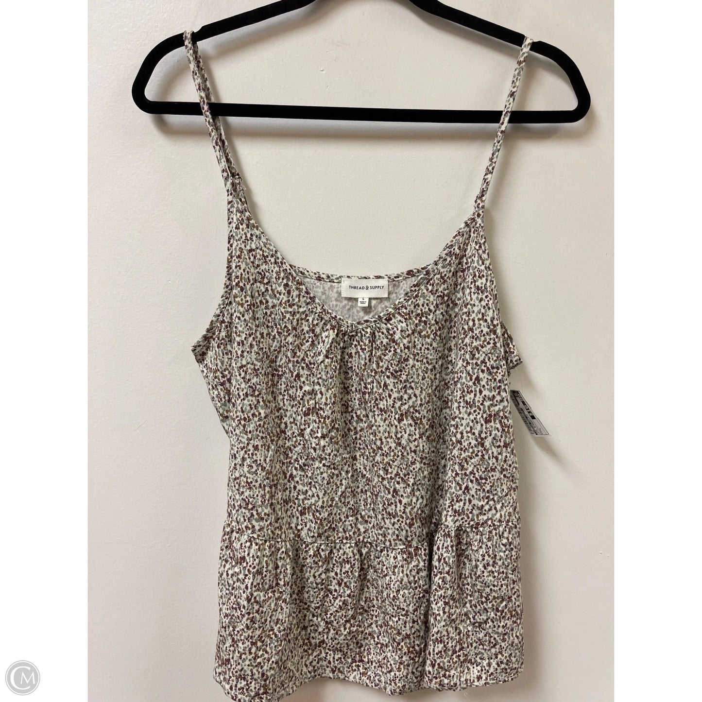 Top Sleeveless By Thread And Supply In Blue & Purple, Size: L