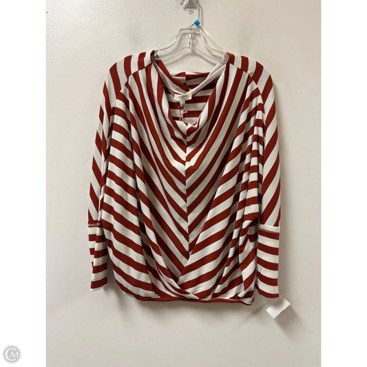 Top Long Sleeve By Umgee In Striped Pattern, Size: L