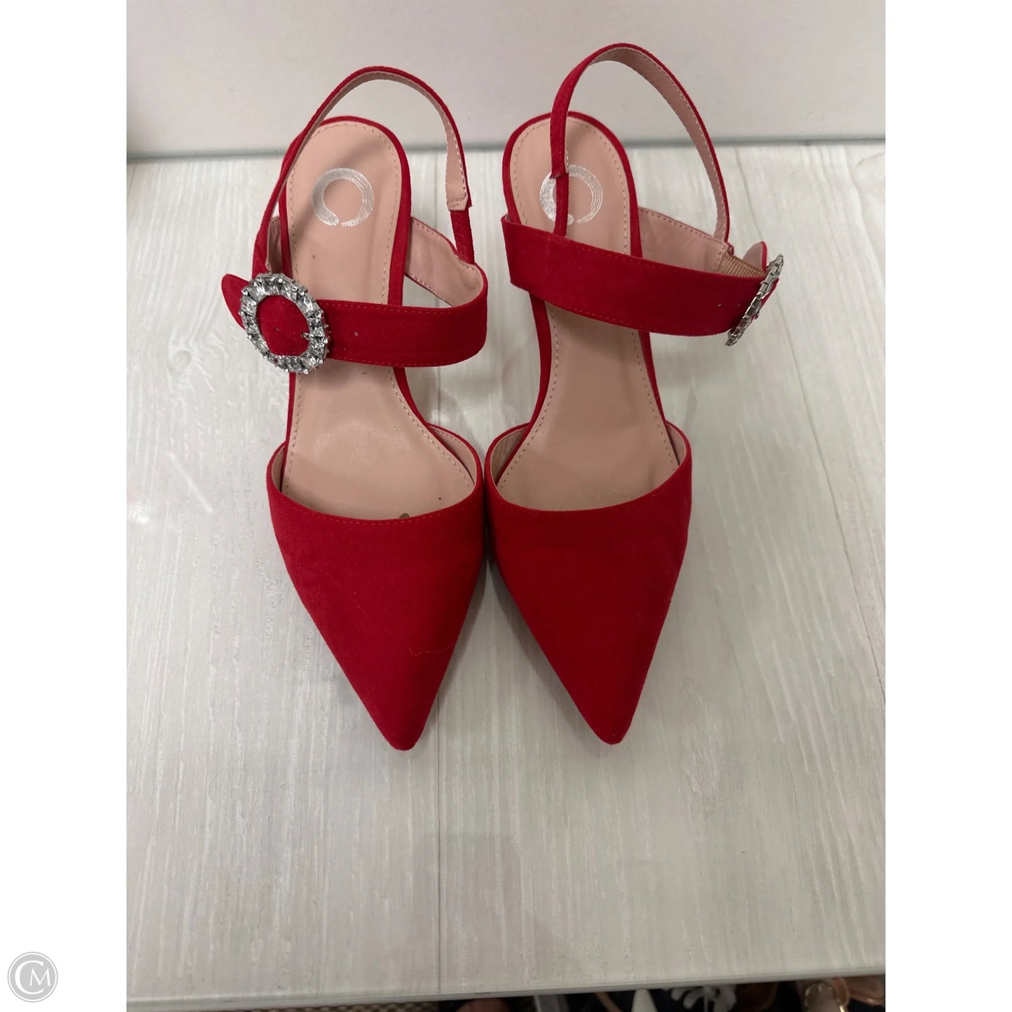 Shoes Heels Stiletto By Journee In Red, Size: 6.5