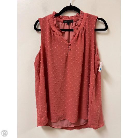 Top Sleeveless By Clothes Mentor In Pink, Size: L