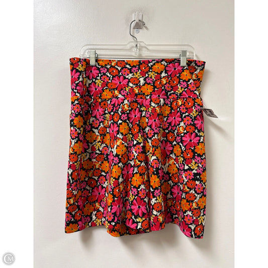 Shorts By Cabi In Black & Pink, Size: 12
