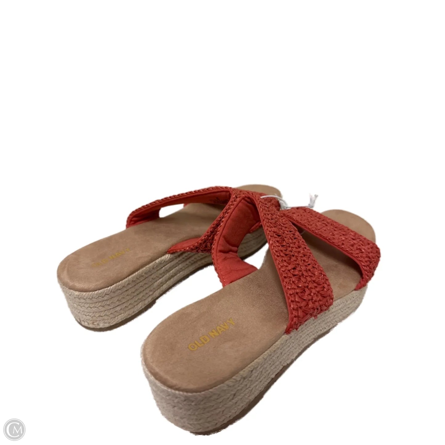 Sandals Heels Platform By Old Navy In Pink, Size: 9