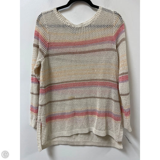Sweater By Chicos In Cream, Size: Xl