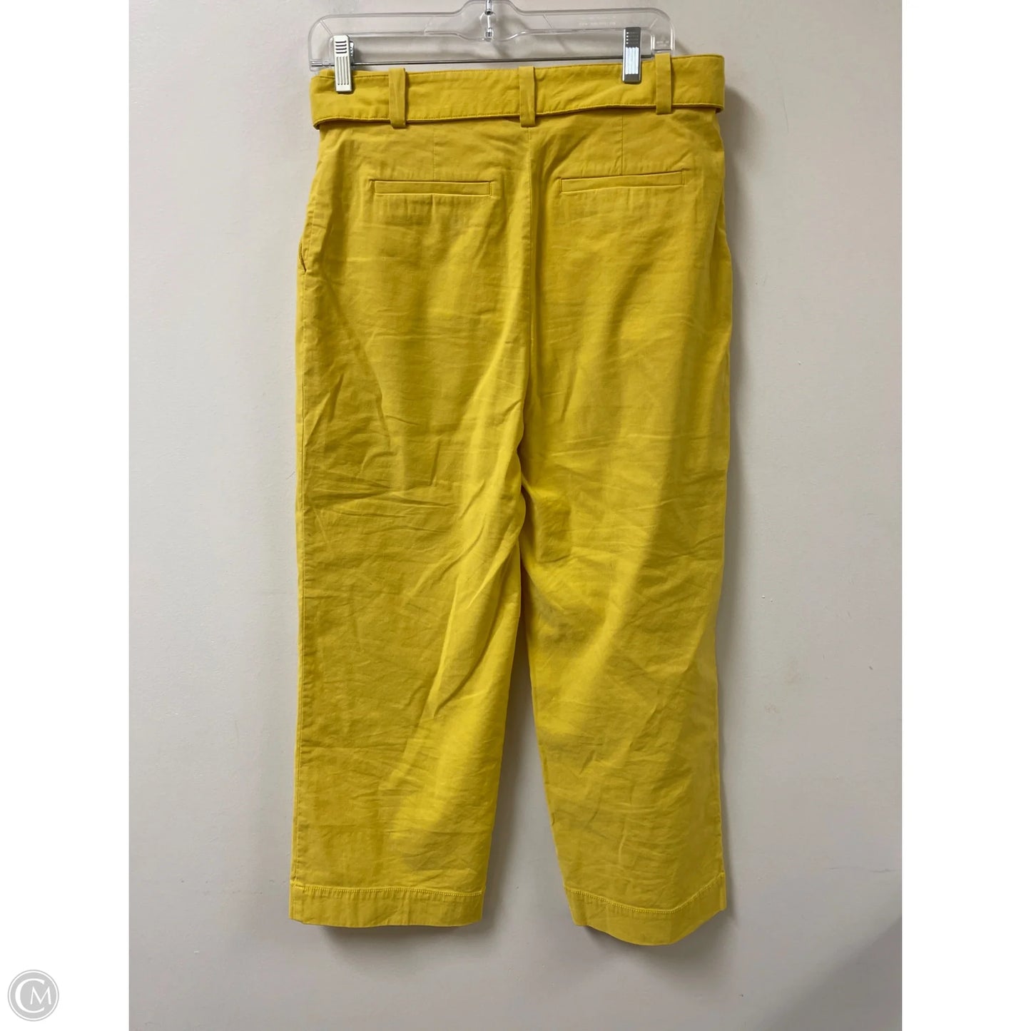 Pants Wide Leg By Anthropologie In Yellow, Size: 4