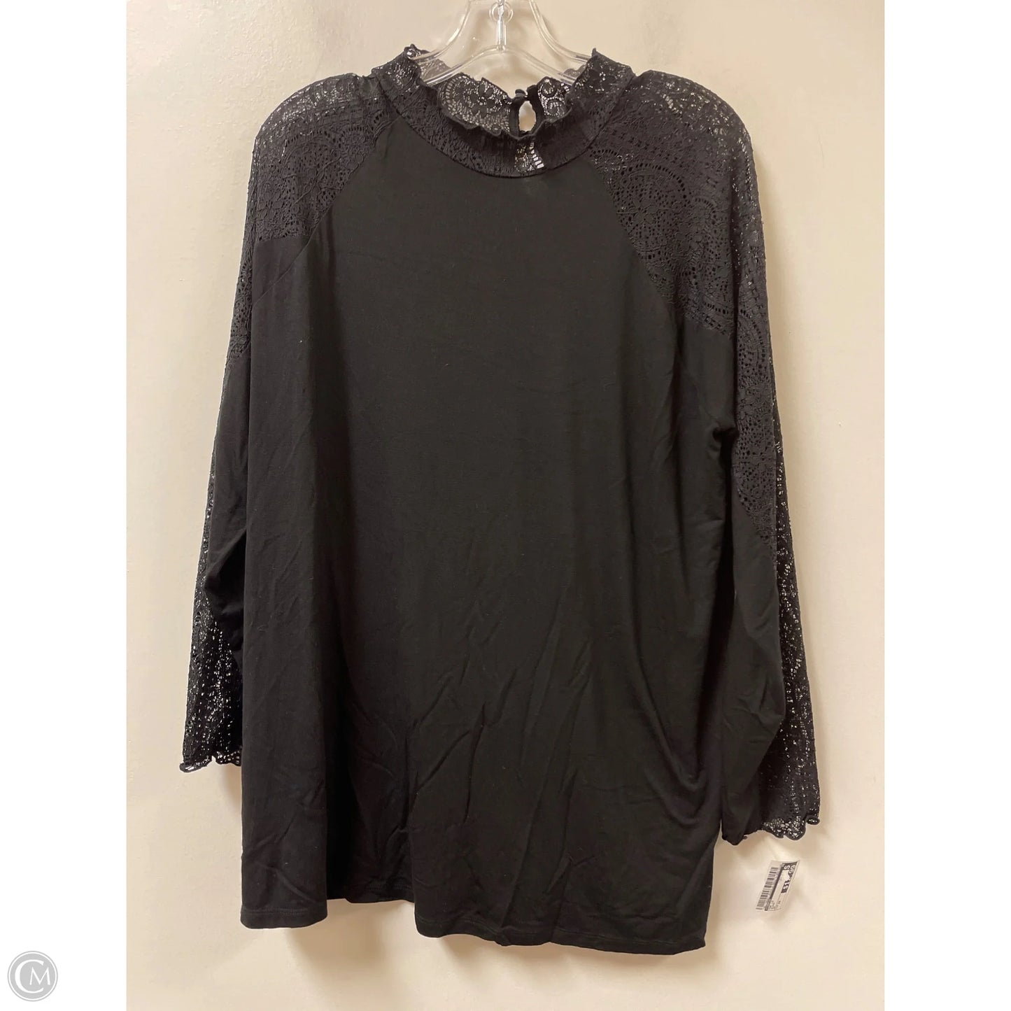 Top Long Sleeve By Torrid In Black, Size: 2x