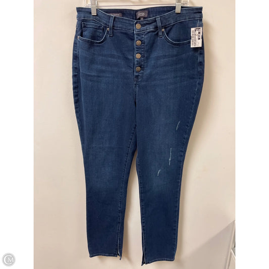 Jeans Skinny By Not Your Daughters Jeans In Blue Denim, Size: 14