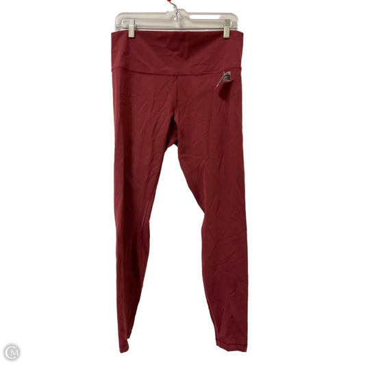 Athletic Leggings By Lululemon In Pink, Size: 14