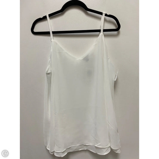 Top Sleeveless By Torrid In White, Size: 1x