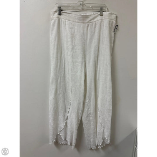 Pants Wide Leg By Soft Surroundings In White, Size: 12