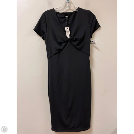 Dress Casual Midi By Express In Black, Size: S