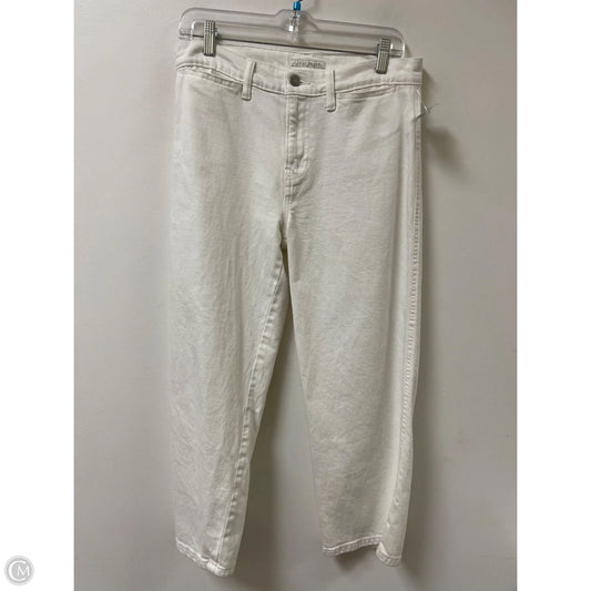 Pants Wide Leg By Lucky Brand In White Denim, Size: 8