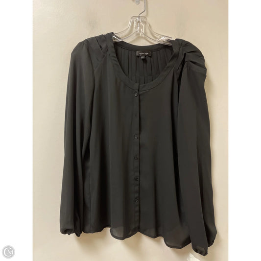 Top Long Sleeve By Spense In Black, Size: M