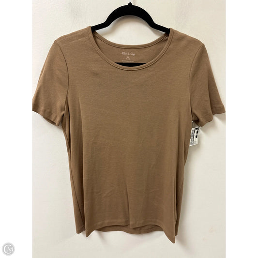 Top Short Sleeve By White Stag In Brown, Size: M