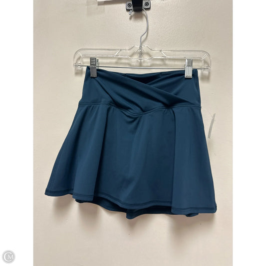 Athletic Skort By 90 Degrees By Reflex In Blue, Size: Xs