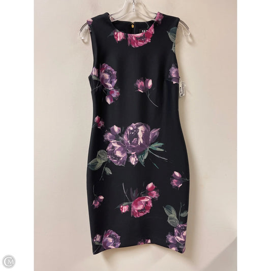 Dress Casual Midi By Dkny In Floral Print, Size: S