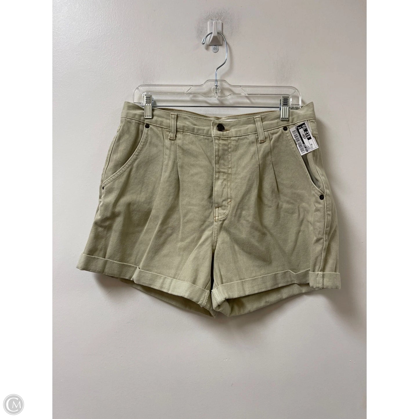 Shorts By Top Shop In Cream, Size: 10