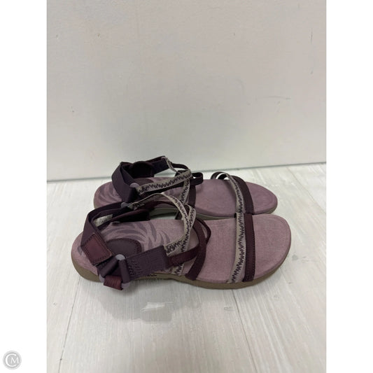 Sandals Flats By Merrell In Purple, Size: 9