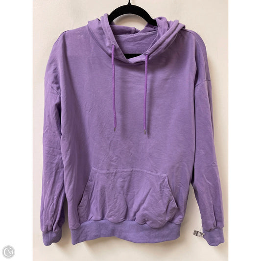 Sweatshirt Hoodie By Clothes Mentor In Purple, Size: L