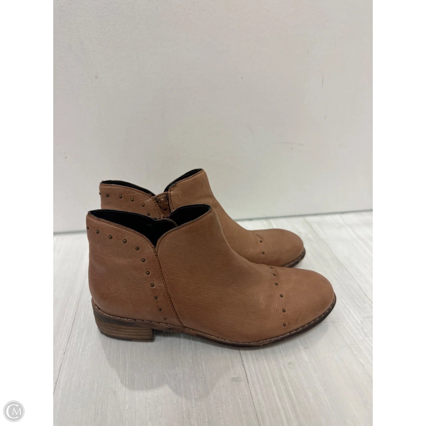 Boots Ankle Flats By Diba In Brown, Size: 8