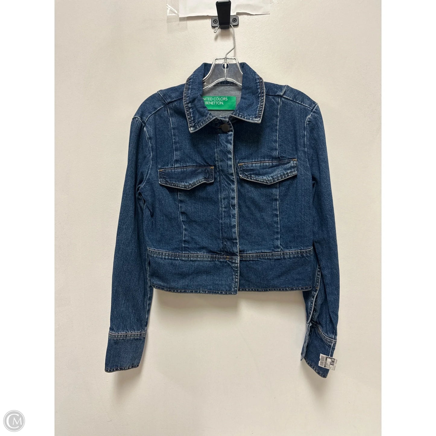 Jacket Denim By Clothes Mentor In Blue Denim, Size: S