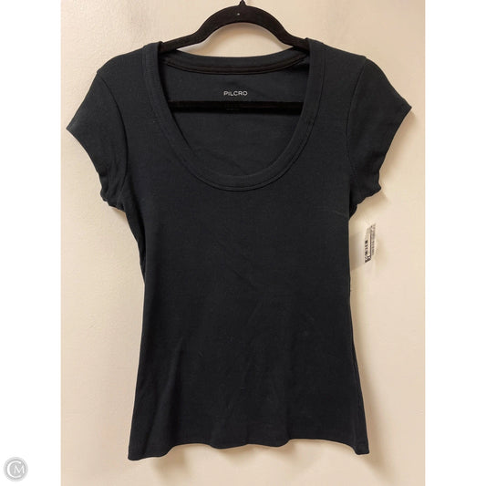 Top Short Sleeve By Pilcro In Black, Size: M