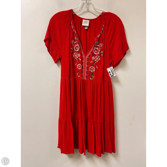 Dress Casual Short By Knox Rose In Red, Size: S