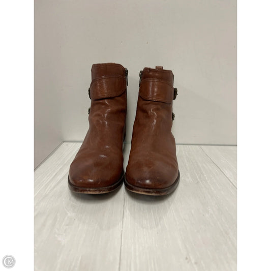 Boots Designer By Frye In Brown, Size: 6.5