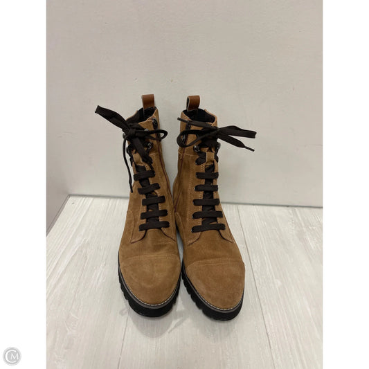 Boots Ankle Flats By Donald Pliner In Brown, Size: 6.5