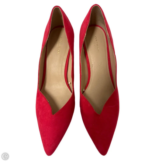 Shoes Heels Stiletto By Ann Taylor In Pink, Size: 9