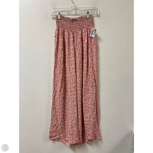 Pants Wide Leg By Pink Lily In Pink & White, Size: 2