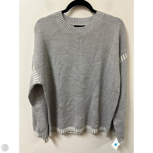 Sweater By Clothes Mentor In Grey, Size: M