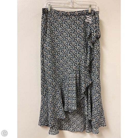 Skirt Midi By Max Studio In Black & Blue, Size: 12