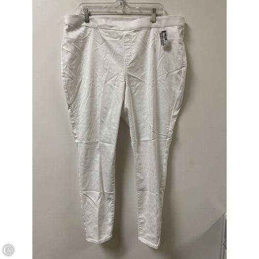 Pants Other By Style And Company In White, Size: 18