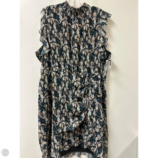 Dress Casual Short By Sam Edelman In Black & Blue, Size: 2x