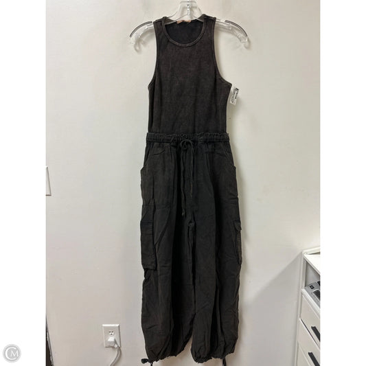 Jumpsuit By Clothes Mentor In Black & Brown, Size: L