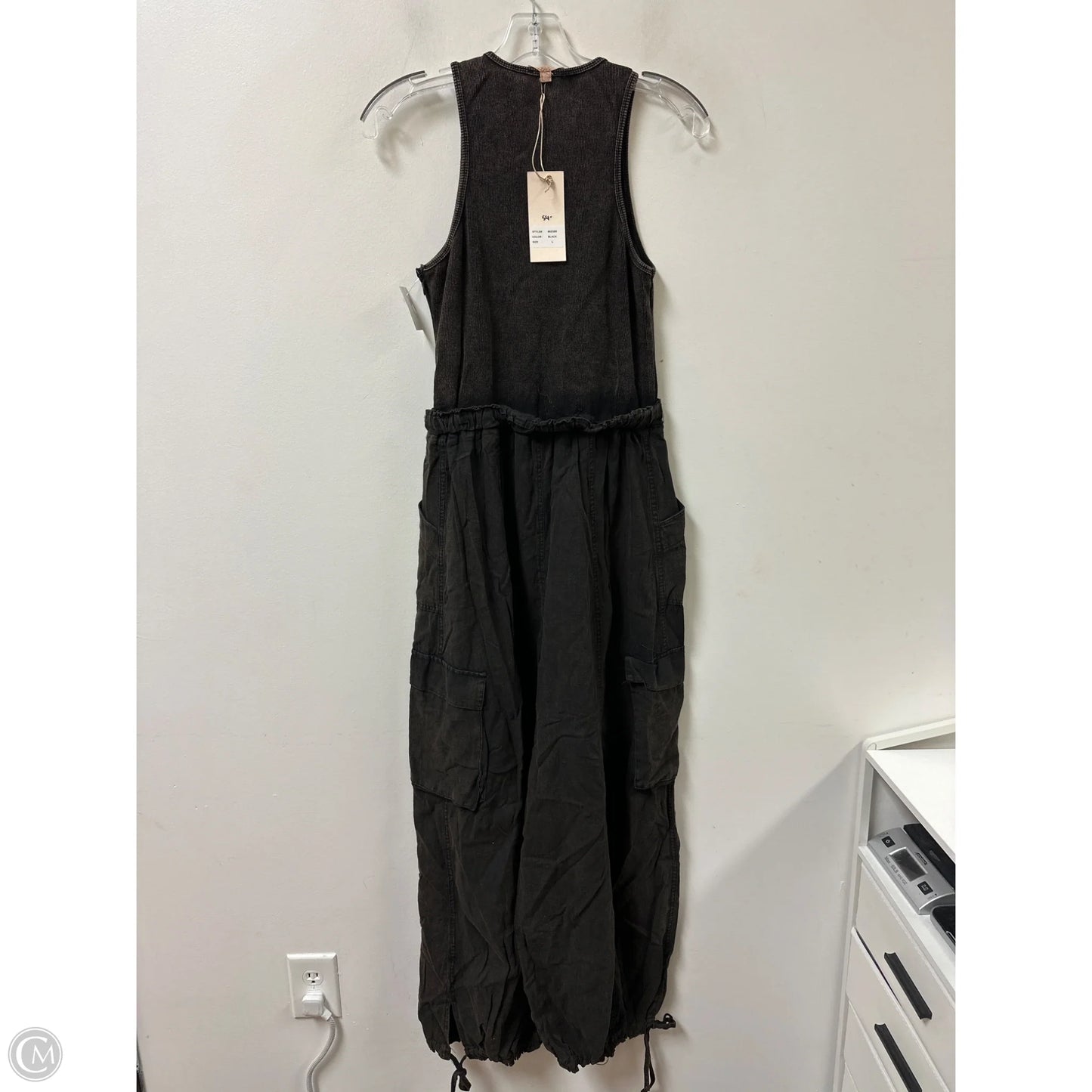 Jumpsuit By Clothes Mentor In Black & Brown, Size: L
