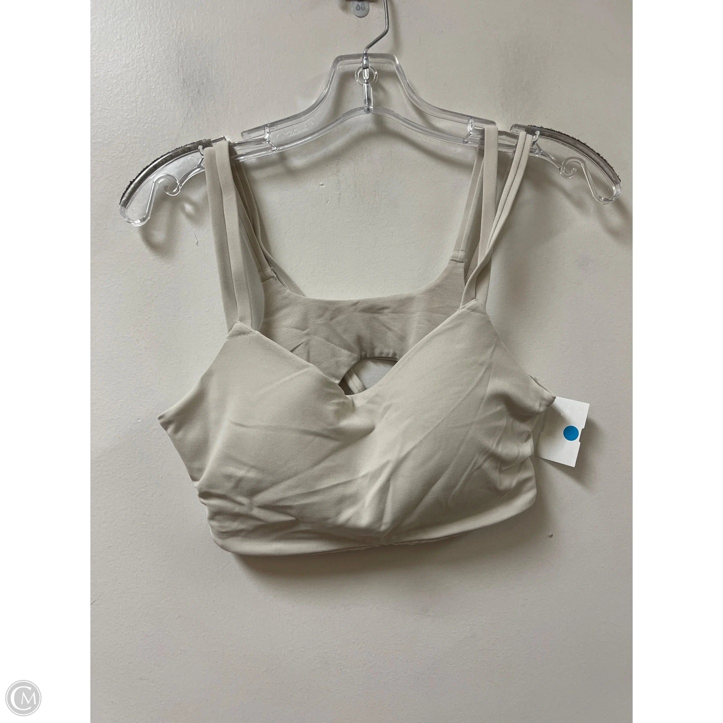 Athletic Bra By Nike In Cream, Size: L