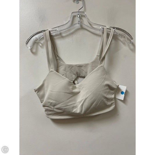 Athletic Bra By Nike In Cream, Size: L