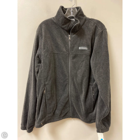 Jacket Fleece By Columbia In Grey, Size: L